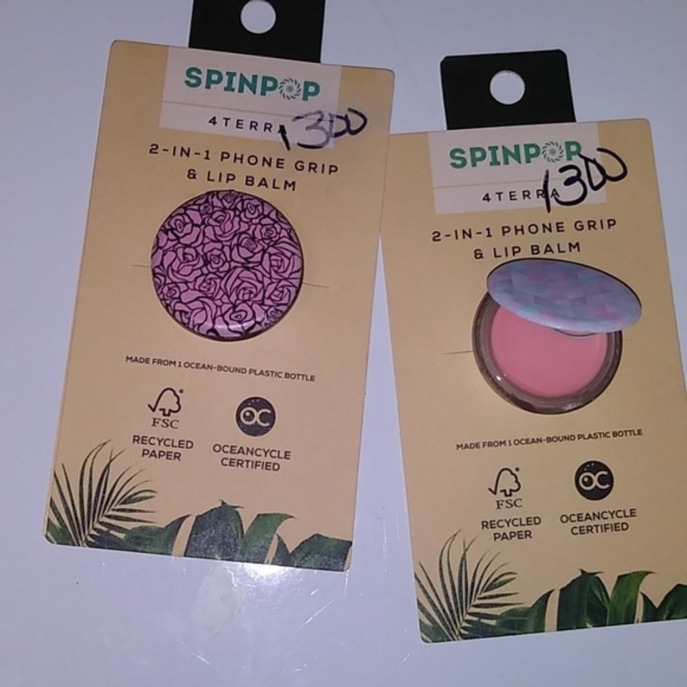 🔥Free w/ Next purchase 2 Spinpop lip balm💢👄💢 phone grip 2 in 1